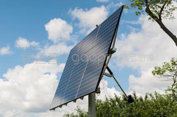 可再生能源.光伏太阳能电池板阵列